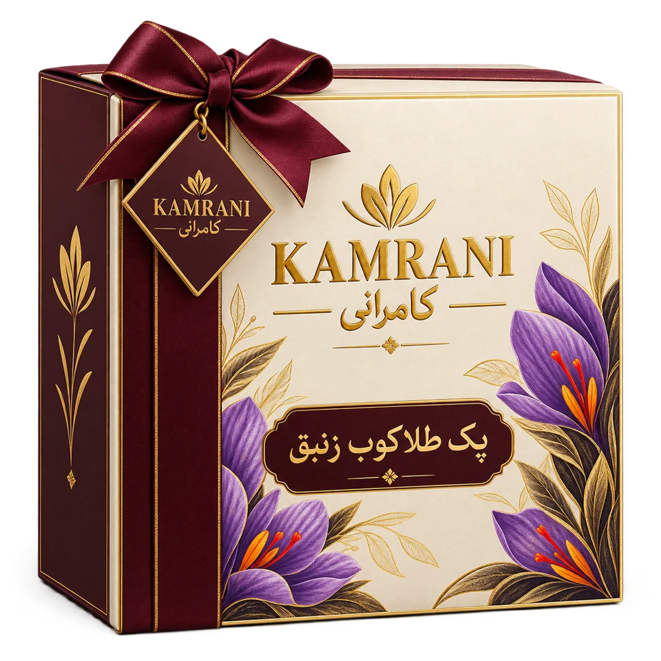 پک طلاکوب زنبق