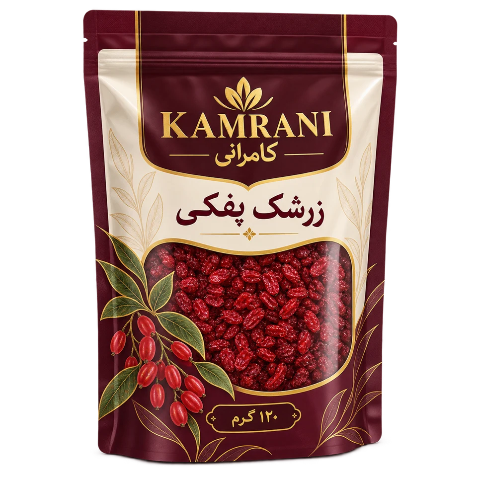 زرشک پفکی 120 گرم