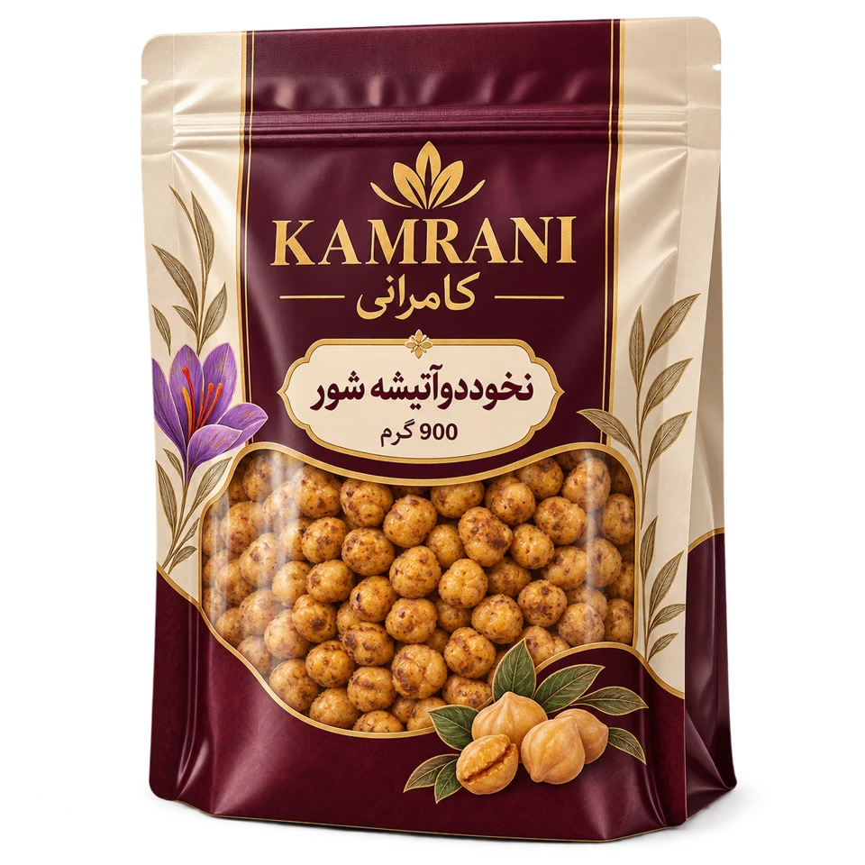 نخوددوآتیشه شور 900 گرم
