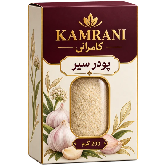 باکس پودر سیر 200 گرم