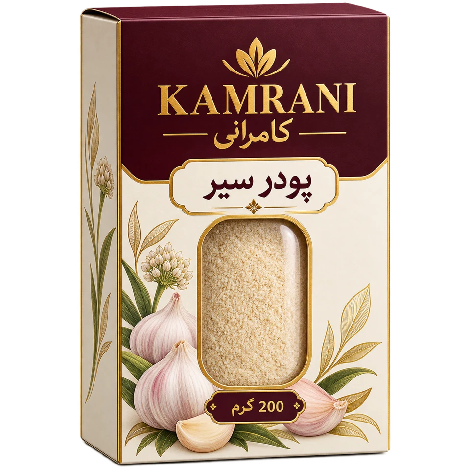 باکس پودر سیر 200 گرم