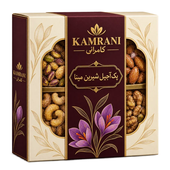 پک آجیل شیرین مینا