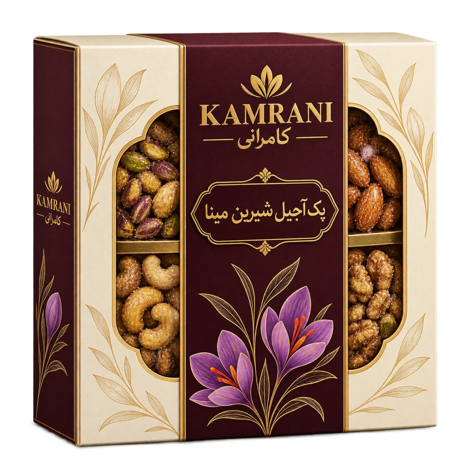 پک آجیل شیرین مینا