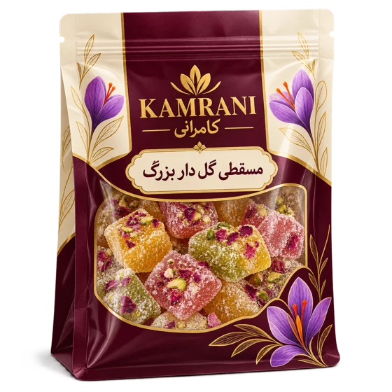 مسقطی گل دار بزرگ