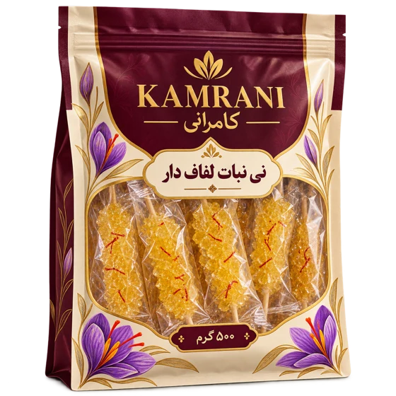 نی نبات لفاف دار 500 گرم