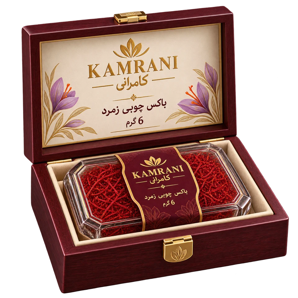 باکس چوبی زمرد 6 گرم