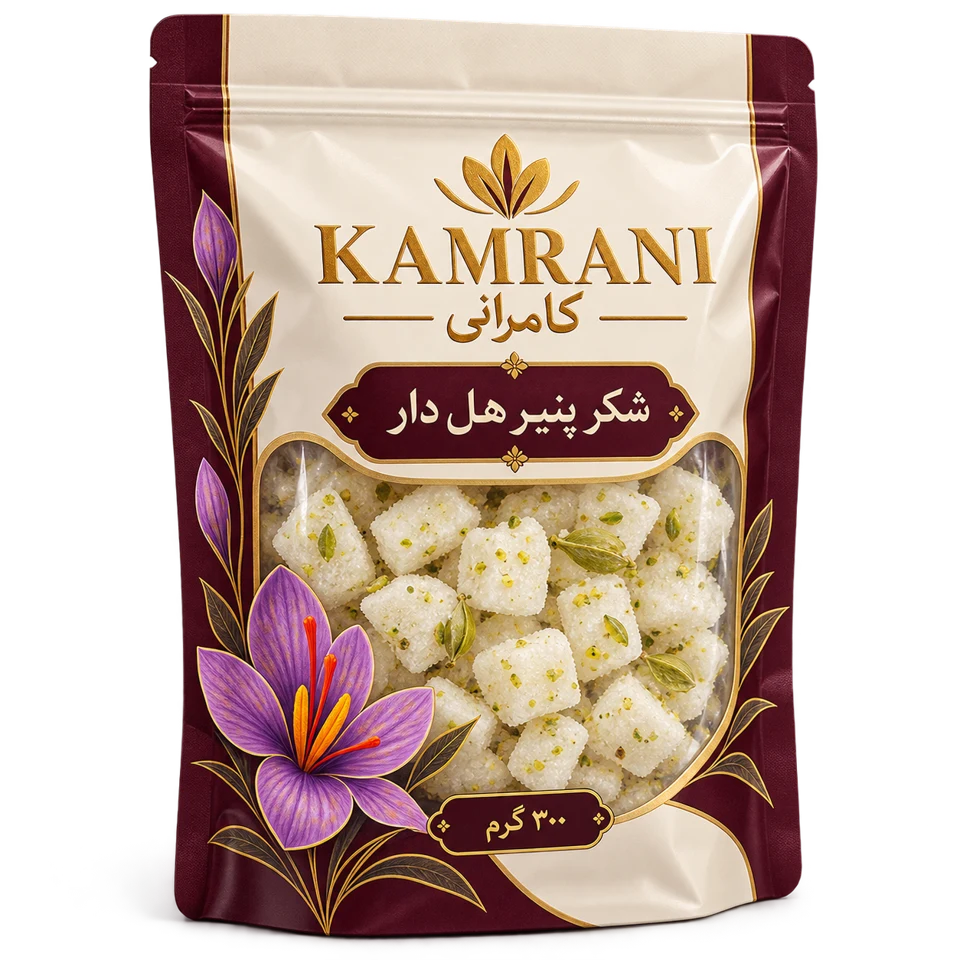شکر پنیر هل دار 300 گرم